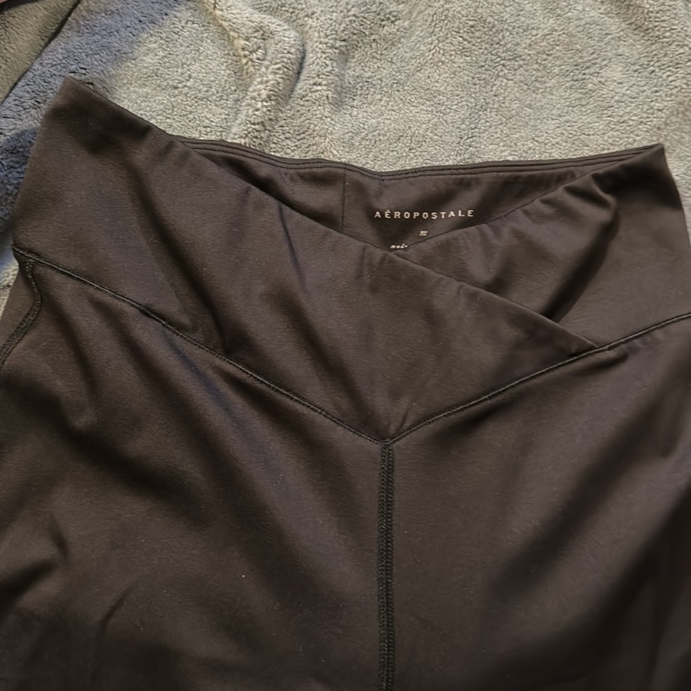 Aeropostale black flare leggings
